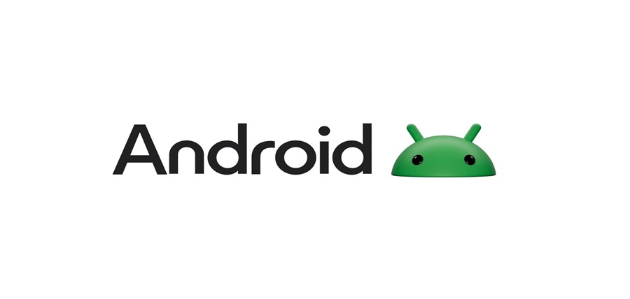 Imagem da palavra Android e da sua logo